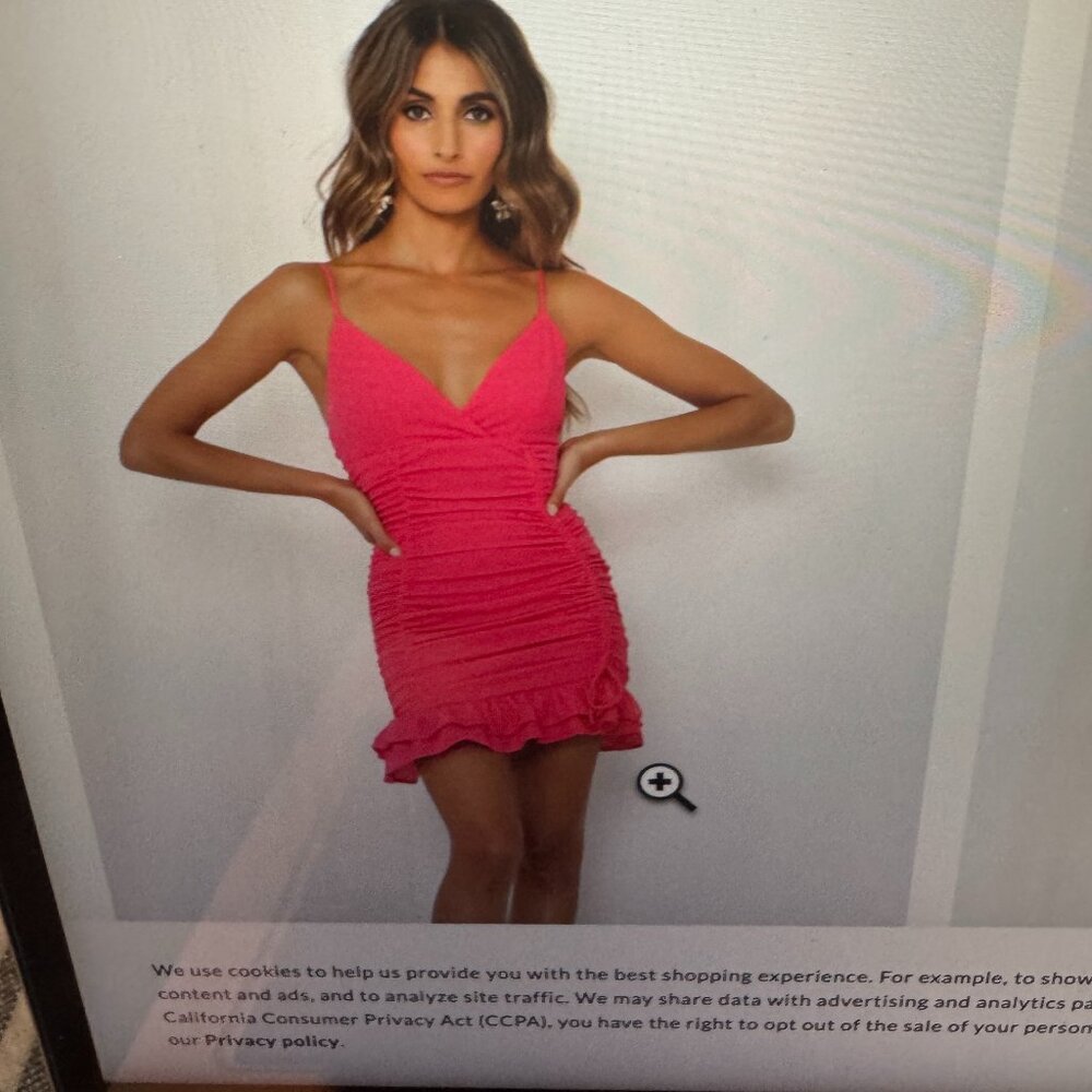 Hello Molly Lipstick Lovers dress Hot Pink